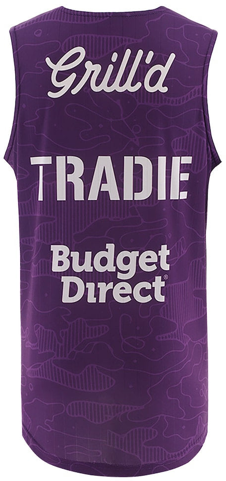 Melbourne Storm 2026 NRL Mens Purple Training Singlet