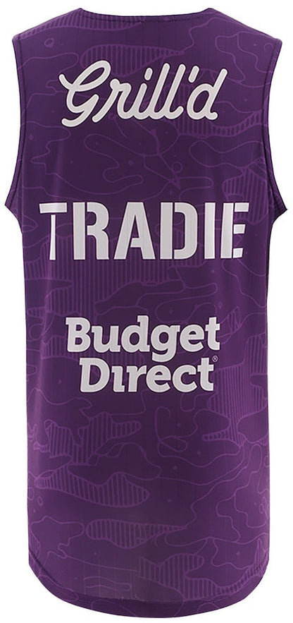 Melbourne Storm 2026 NRL Mens Purple Training Singlet