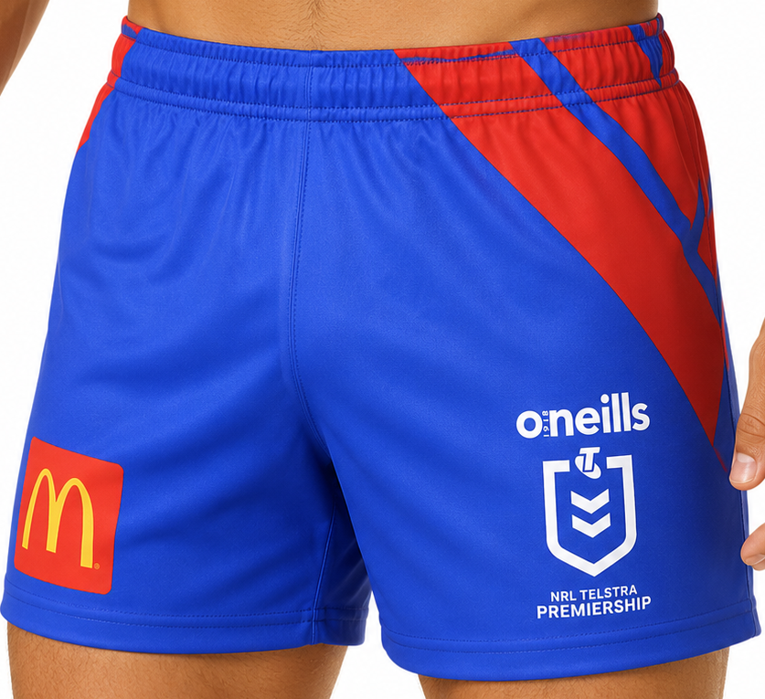 Newcastle Knights NRL Mens Home Playing Shorts