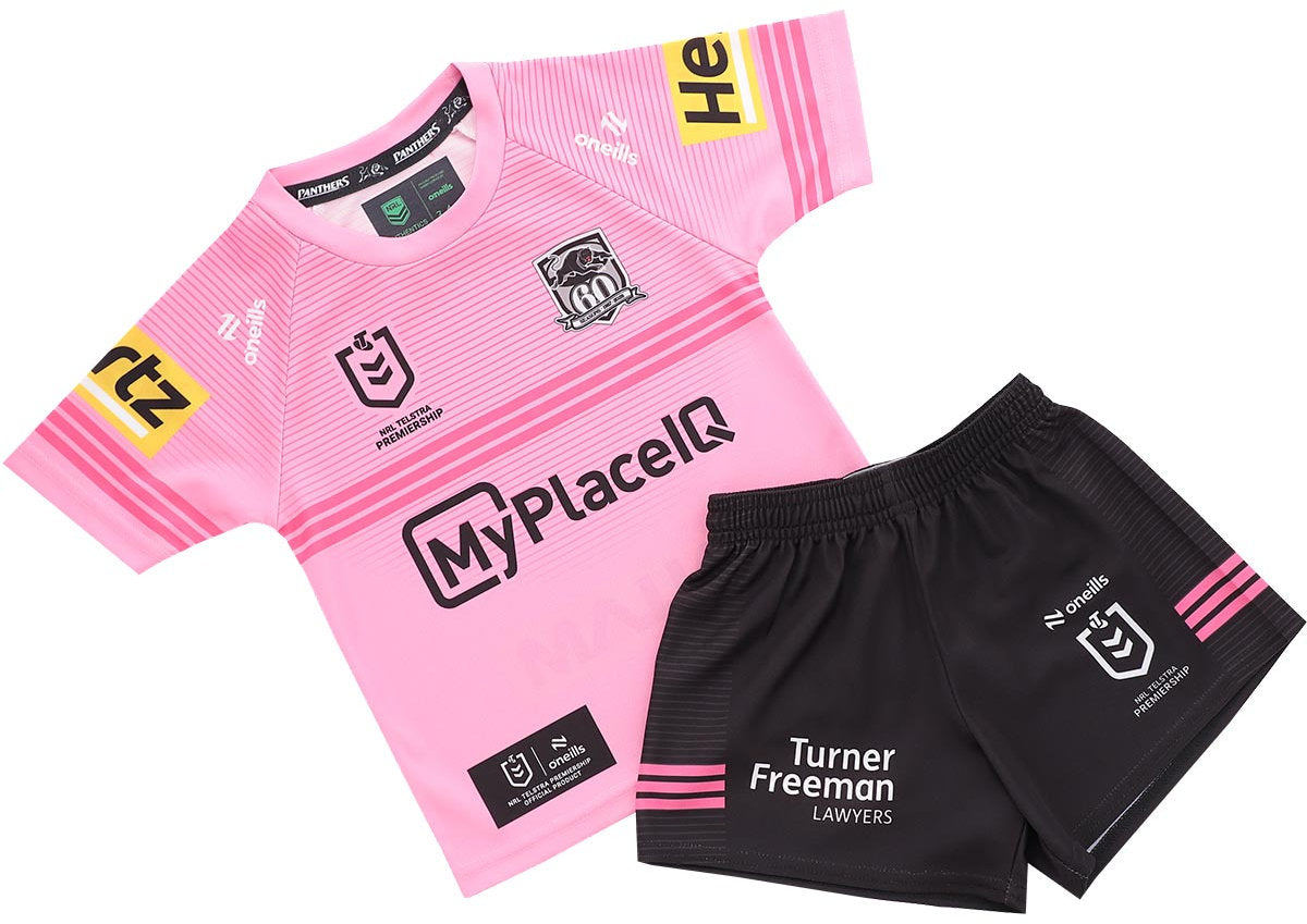 Penrith Panthers 2026 NRL Toddler Away Jersey Set