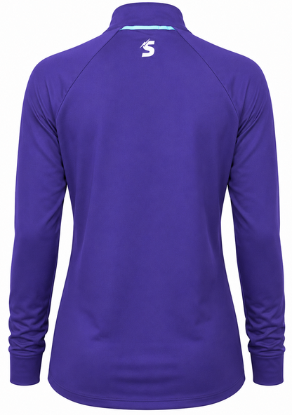 Melbourne Storm NRL Ladies Quarter Zip Training Top