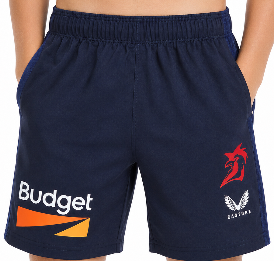 Sydney Roosters 2025 NRL Kids Training Shorts