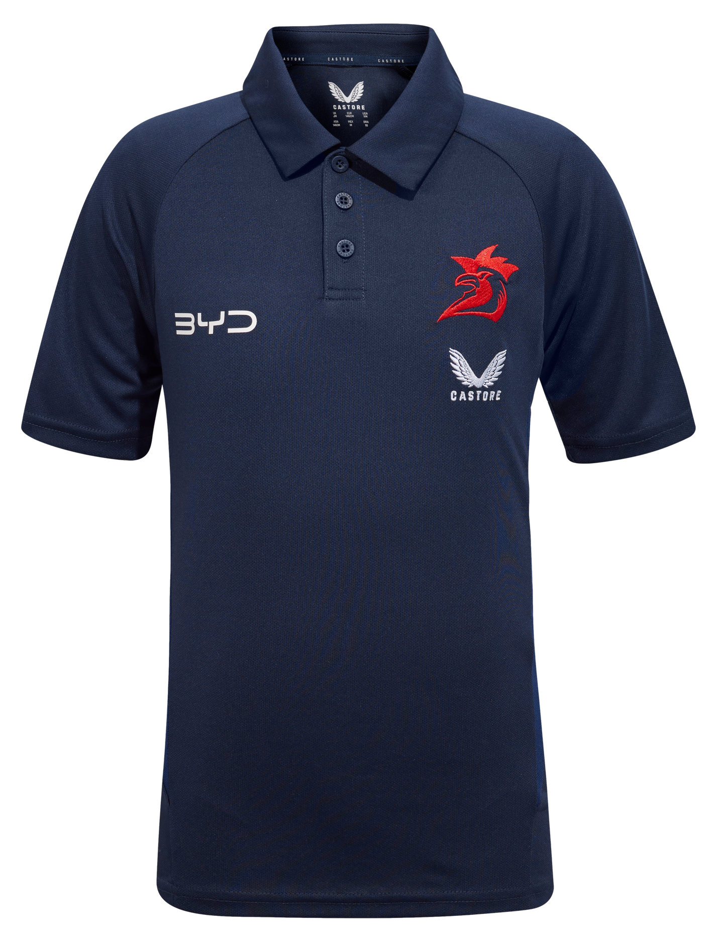 Sydney Roosters 2025 NRL Kids Players Polo Shirt