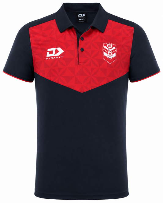 Tonga 2026 RLWC Mens Media Polo Shirt