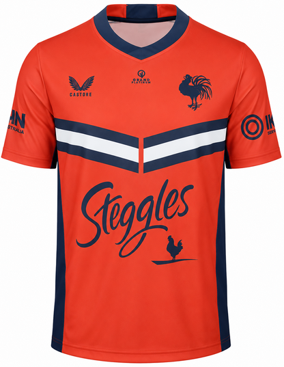 Sydney Roosters NRL Mens Red Training Jersey