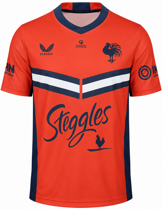 Sydney Roosters NRL Mens Red Training Jersey