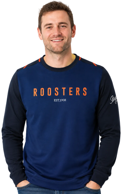 Sydney Roosters NRL Mens Travel Crew Jumper