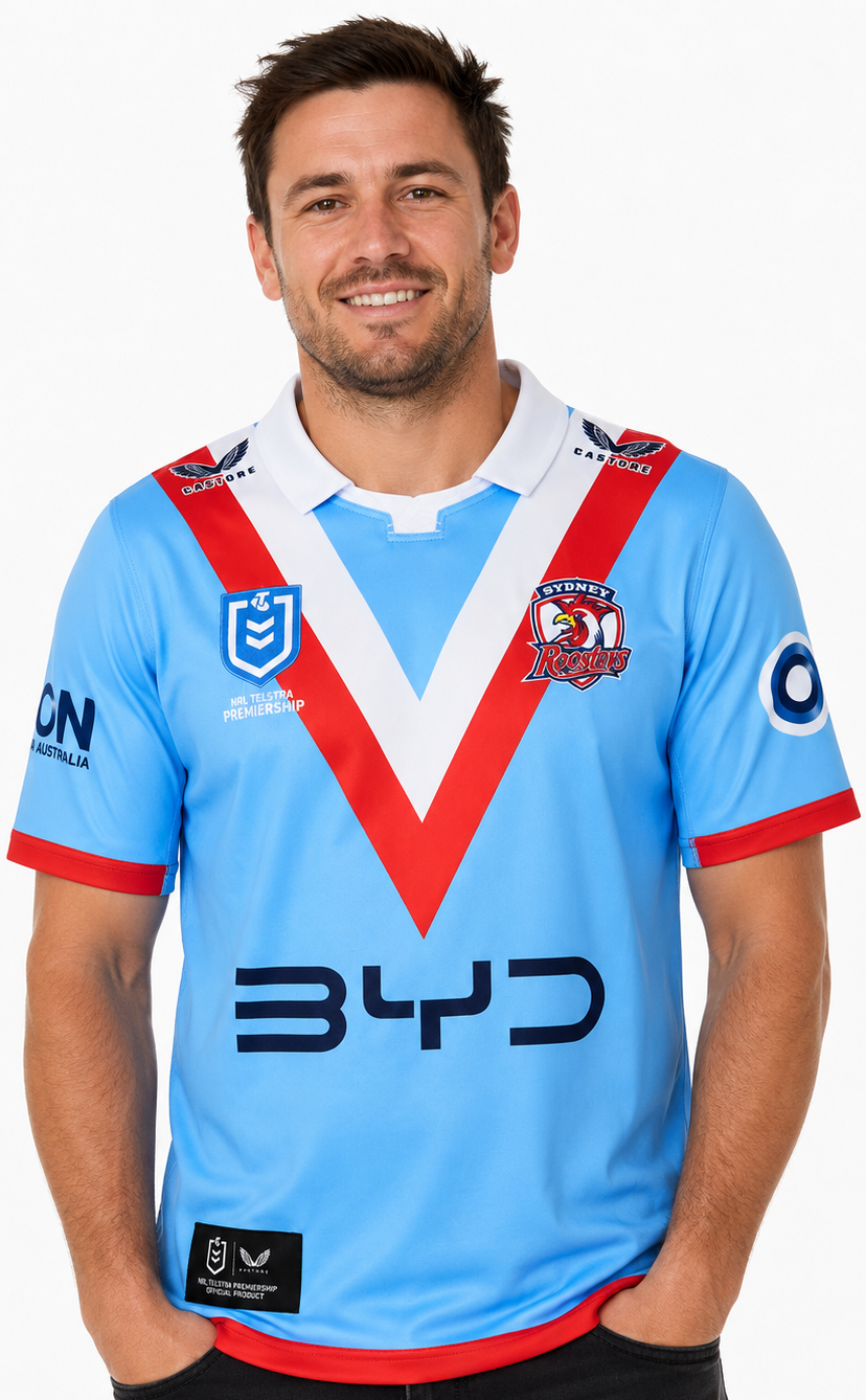 Sydney Roosters 2025 NRL Mens Anzac Jersey