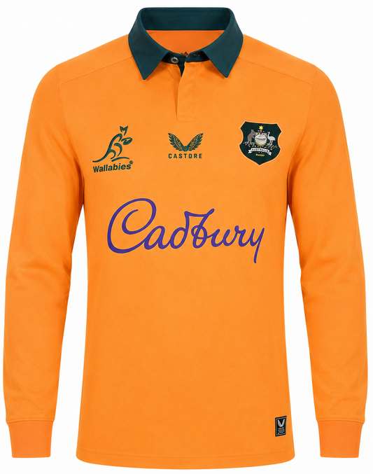 Australian Wallabies 2026 Rugby Union Mens Classic Long Sleeve Jersey