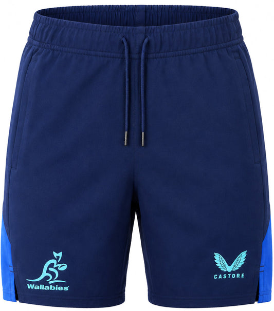 Australian Wallabies 2026 Rugby Union Mens Navy Training Shorts