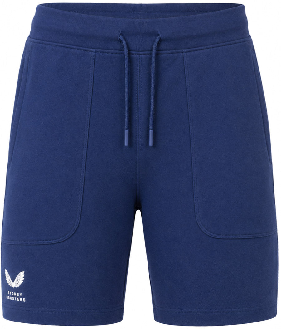 Sydney Roosters NRL Mens Travel Shorts with Zip Pockets