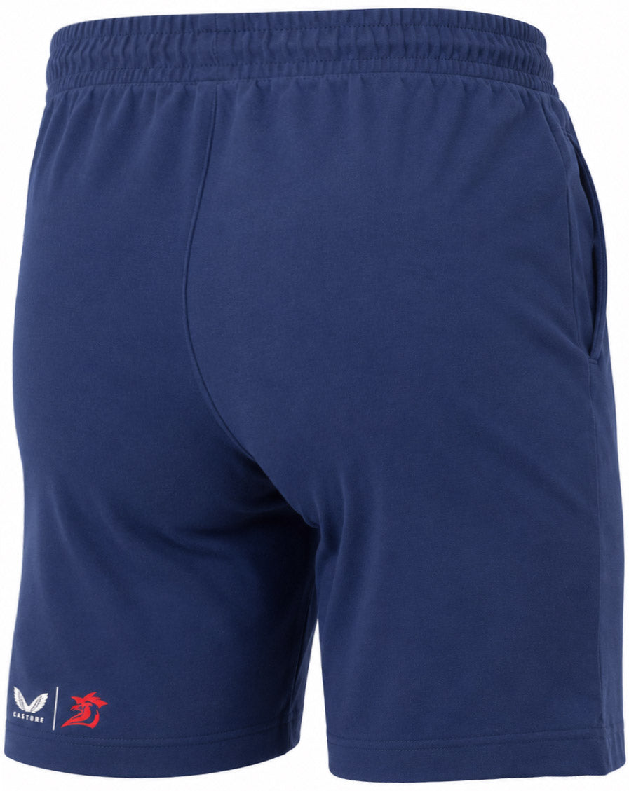 Sydney Roosters NRL Mens Travel Shorts with Zip Pockets