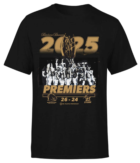 Brisbane Broncos 2025 NRL Kids Photo Premiers Shirt  *PRESALE*