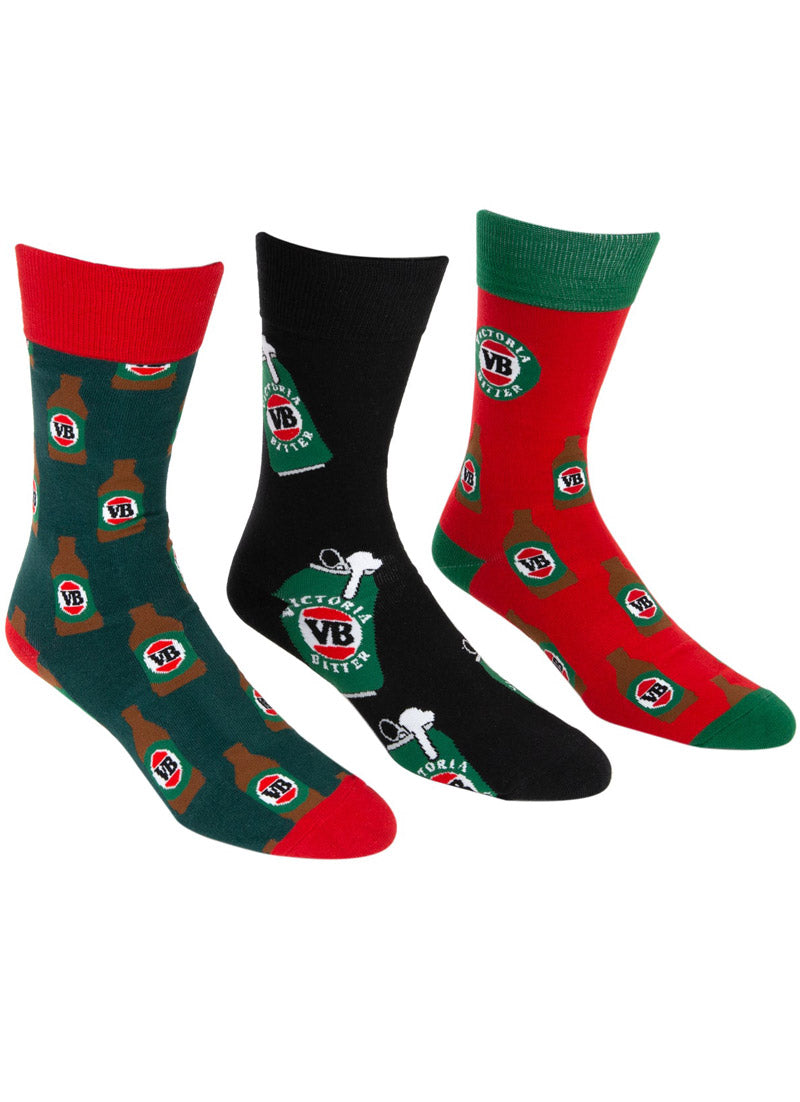 VB Organic Cotton Sock 3 Pack Gift Can