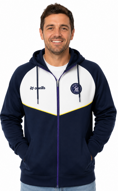 Melbourne Storm 2025 NRL Mens Tech Fleece Full Zip Hoodie