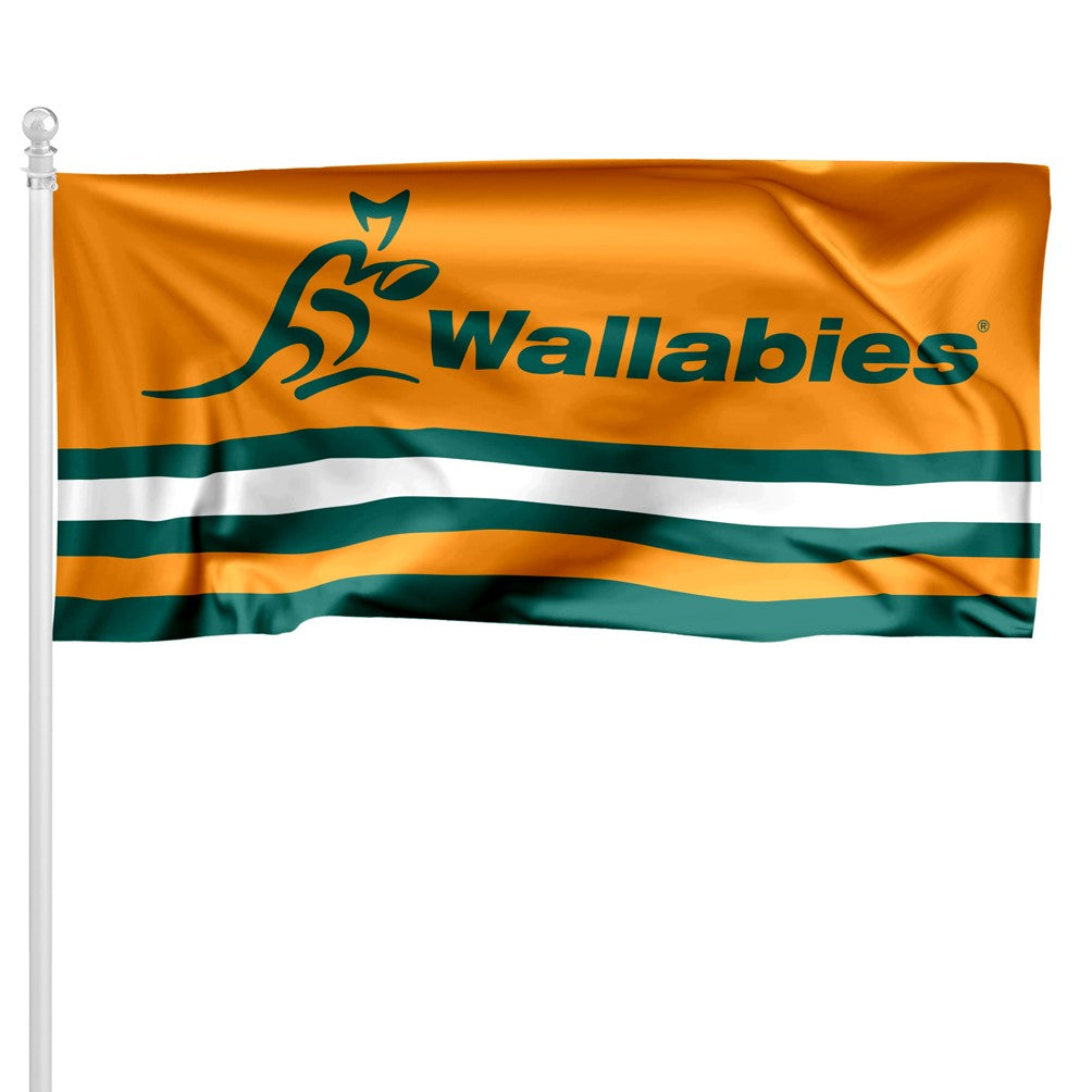 Australian Wallabies Rugby Union Pole Flag 1800mm x 900mm