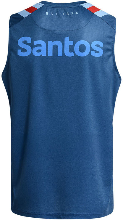 NSW Waratahs 2026 Rugby Union Mens Navy Training Singlet