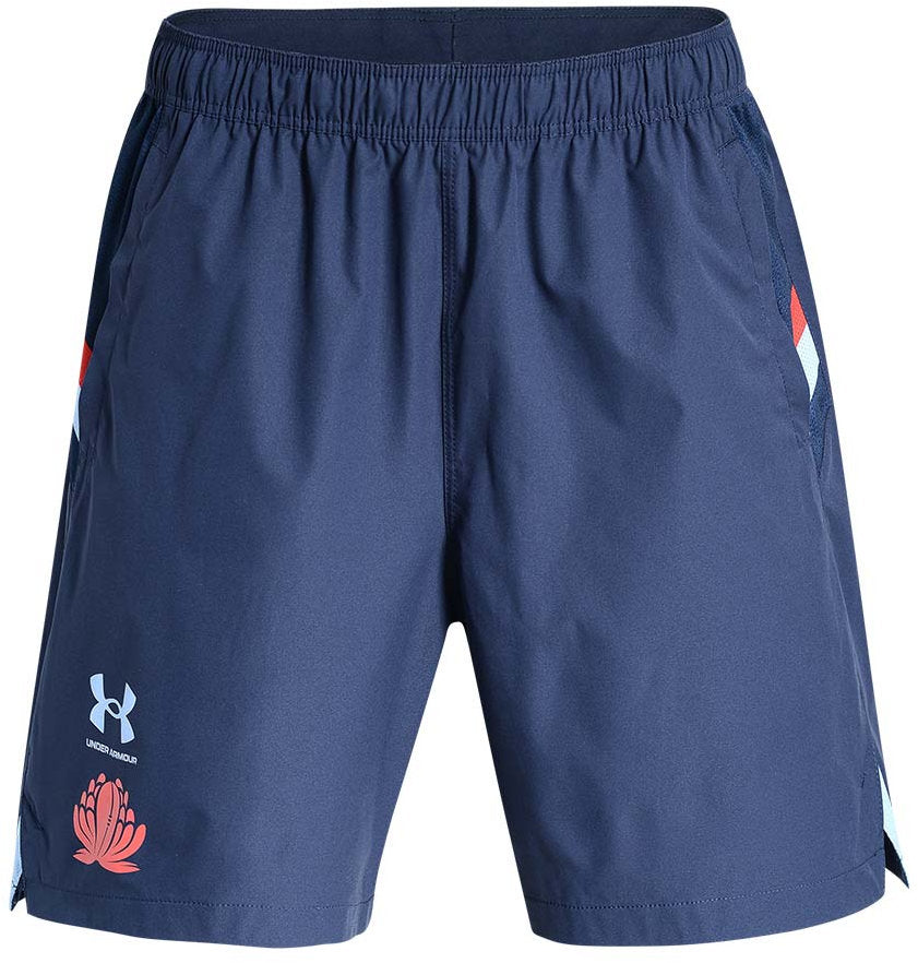 NSW Waratahs 2026 Rugby Union Mens Training Gym Shorts