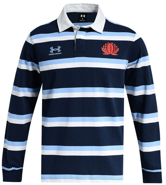 NSW Waratahs 2026 Rugby Union Mens Long Sleeve Cotton Jersey