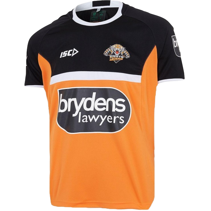 Wests Tigers NRL Mens Training Shirt