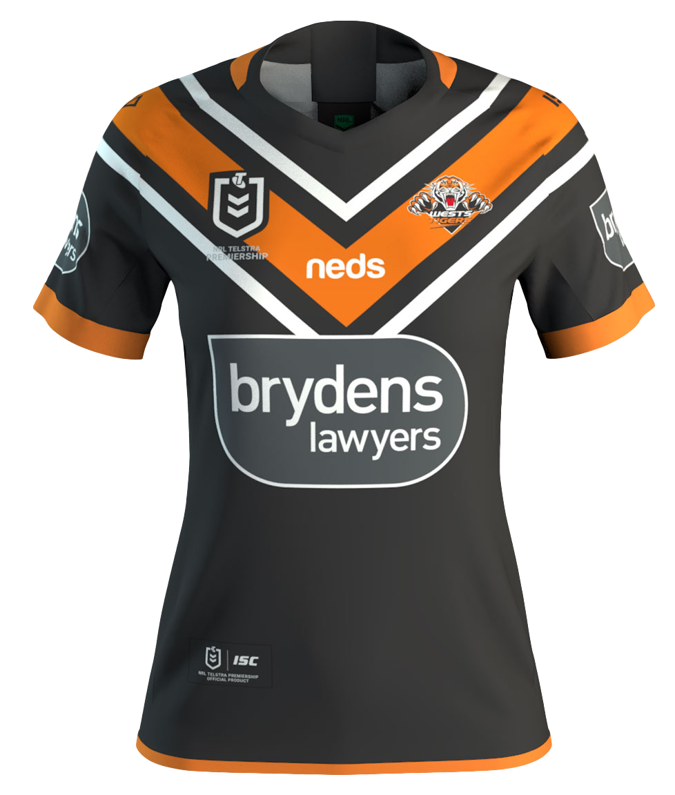 Wests Tigers NRL Ladies Home Jersey