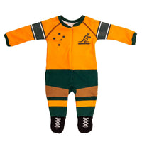 Australian Wallabies 2026 NRL Toddler Infant Zip Footysuit