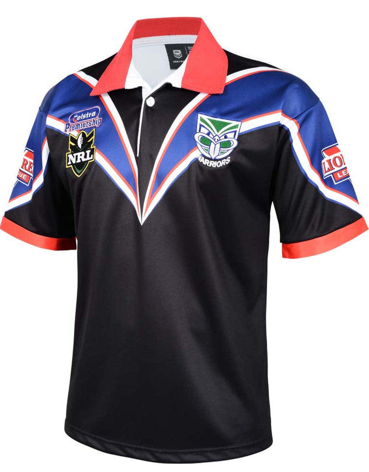New Zealand Warriors 2001 NRL Mens Retro Jersey