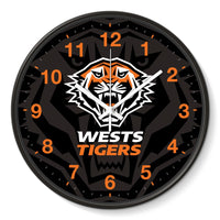 Wests Tigers NRL Wall Clock