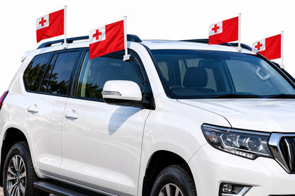 Tonga Double Sided Car Flag 45 x 30cm (1 x flag)