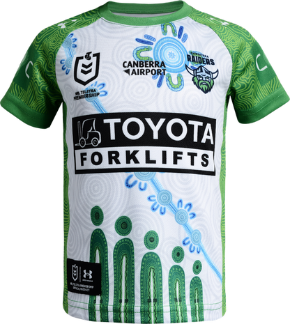 Canberra Raiders 2026 NRL Kids Indigenous Jersey