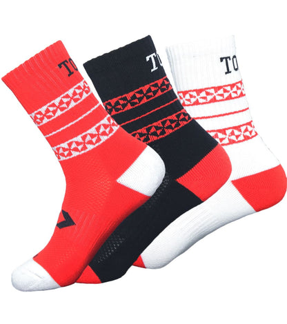Tonga 2025 NRL Mens 3 Pack Crew Socks