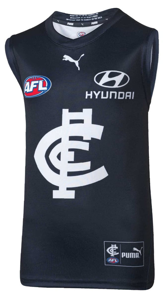 Carlton Blues 2023 AFL Kids Home Guernsey
