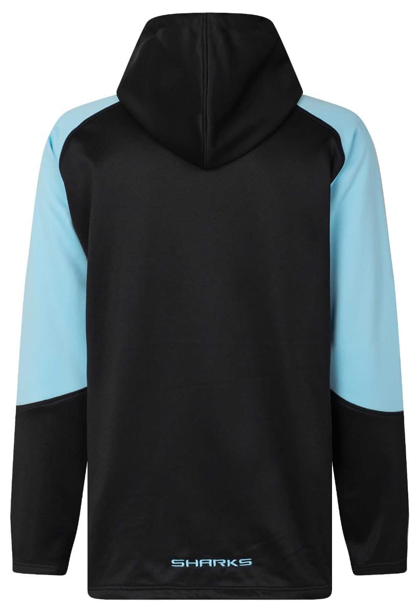Cronulla Sharks 2023 NRL Kids 1/4 Zip Warm Up Fleece