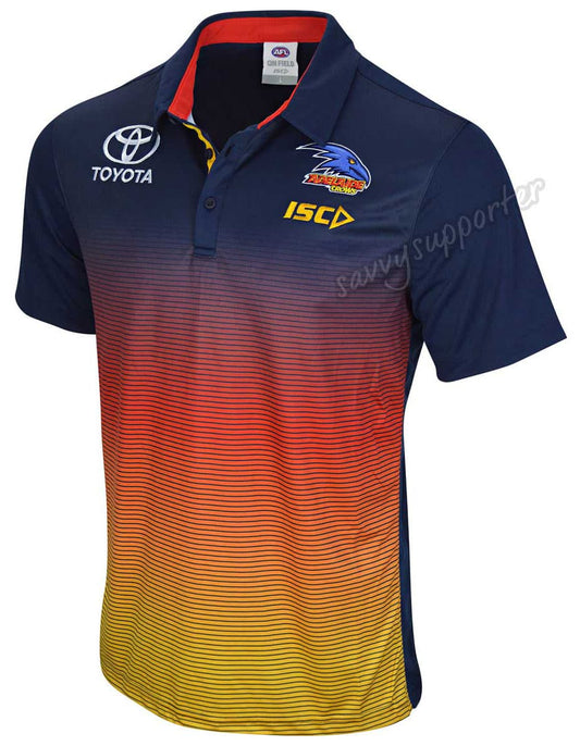 Adelaide Crows AFL Sublimated Polo Shirt