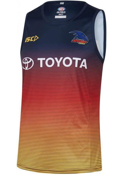 Adelaide Crows AFL Mens Navy Training Singlet