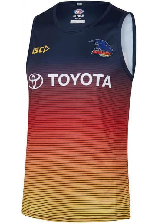 Adelaide Crows AFL Mens Navy Training Singlet