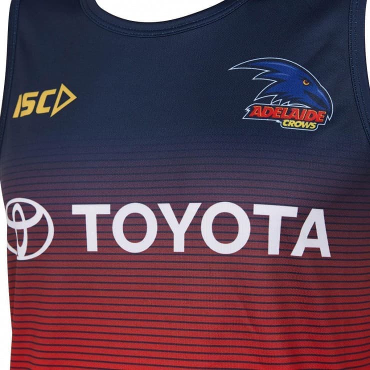 Adelaide Crows AFL Mens Navy Training Singlet