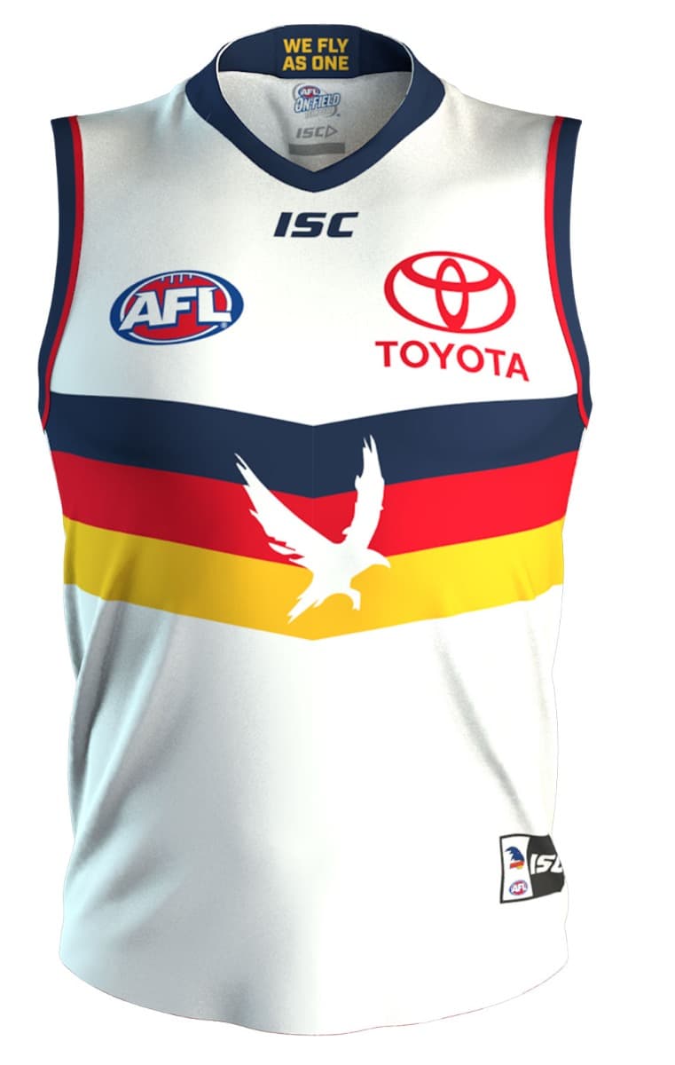 Adelaide Crows AFL Mens Away Guernsey