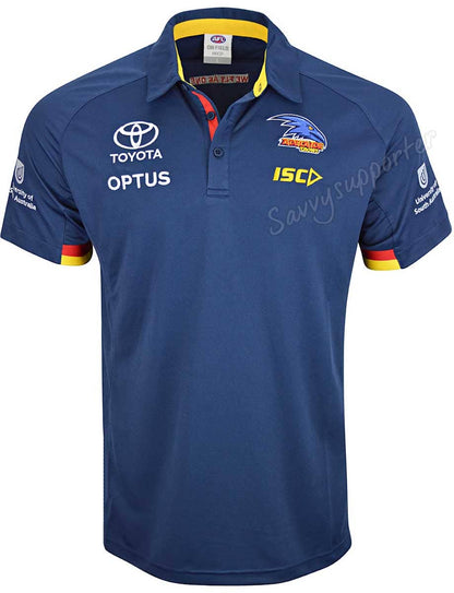 Adelaide Crows Mens AFL Media Polo Shirt