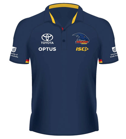 Adelaide Crows Mens AFL Media Polo Shirt