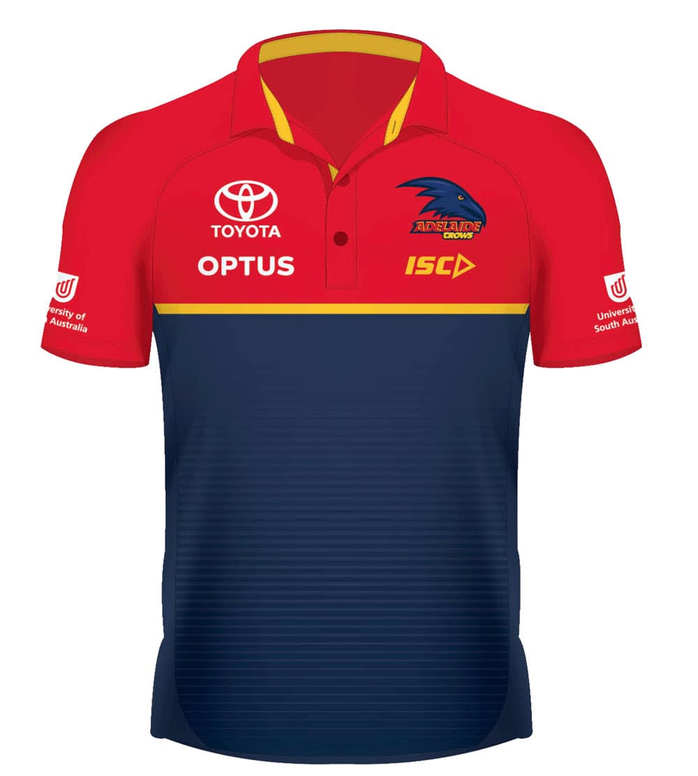 Adelaide Crows AFL Mens Performance Polo Shirt