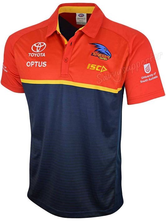 Adelaide Crows AFL Mens Performance Polo Shirt