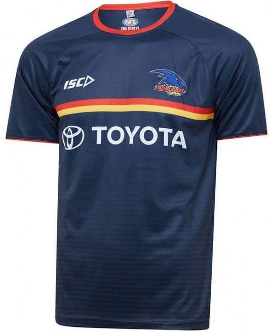 Adelaide Crows AFL Mens Navy Training Shirt