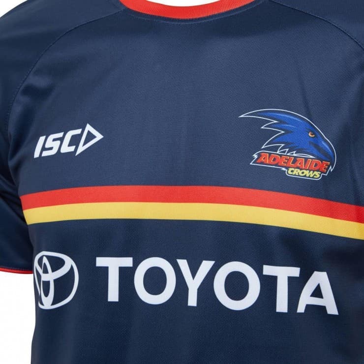 Adelaide Crows AFL Mens Navy Training Shirt