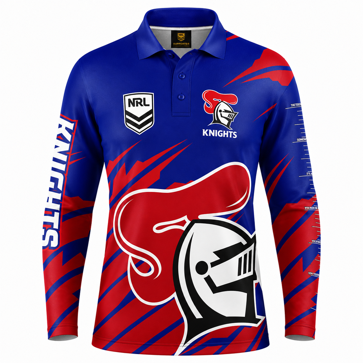 Newcastle Knights NRL Mens Ignition Fishing Shirt