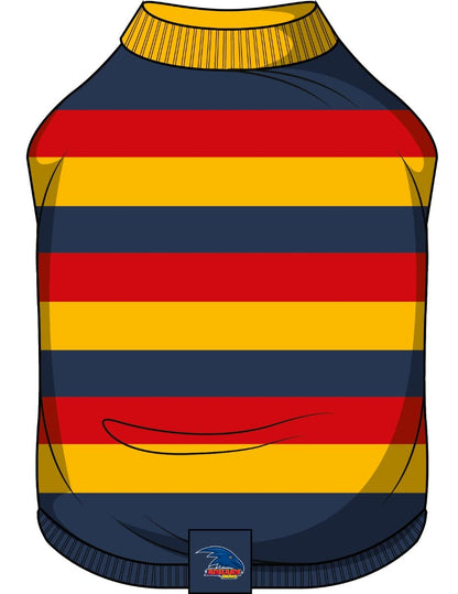 Adelaide Crows AFL Dog Coat Jumper Guernsey