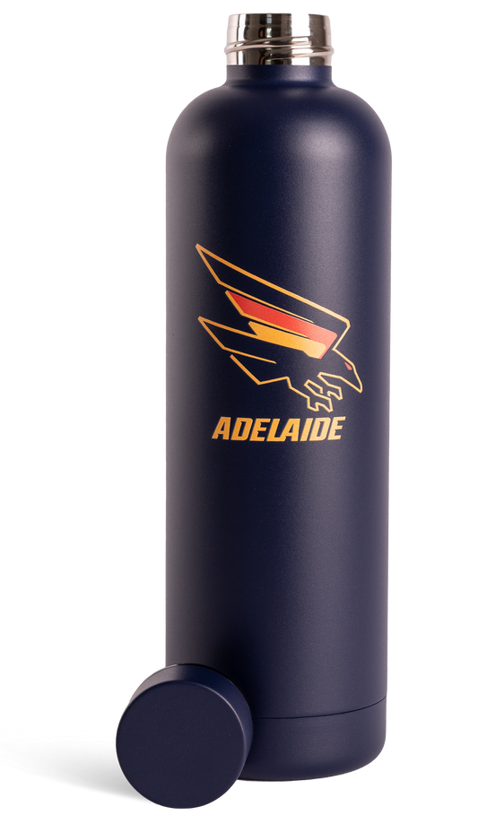 Adelaide Crows 2026 AFL Blue Insulated 750ml Stainless Steel Drink Bottle