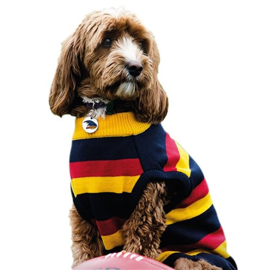 Adelaide Crows AFL Dog Coat Jumper Guernsey