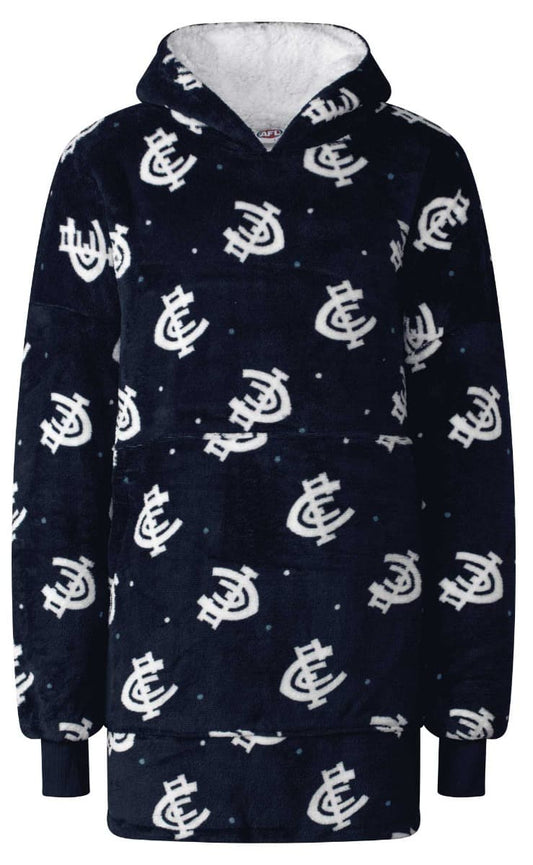 Carlton Blues AFL Adults Oversized Flanket Hoody