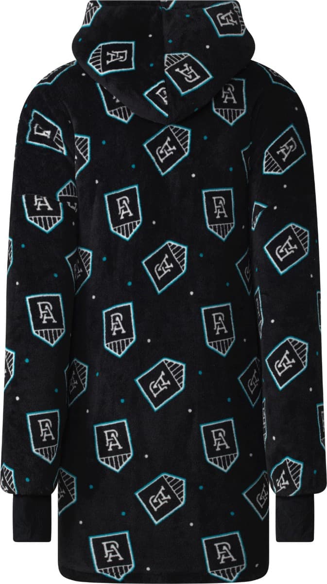 Port Adelaide Power AFL Adults Oversized Flanket, Snugget, Onesie Hoody